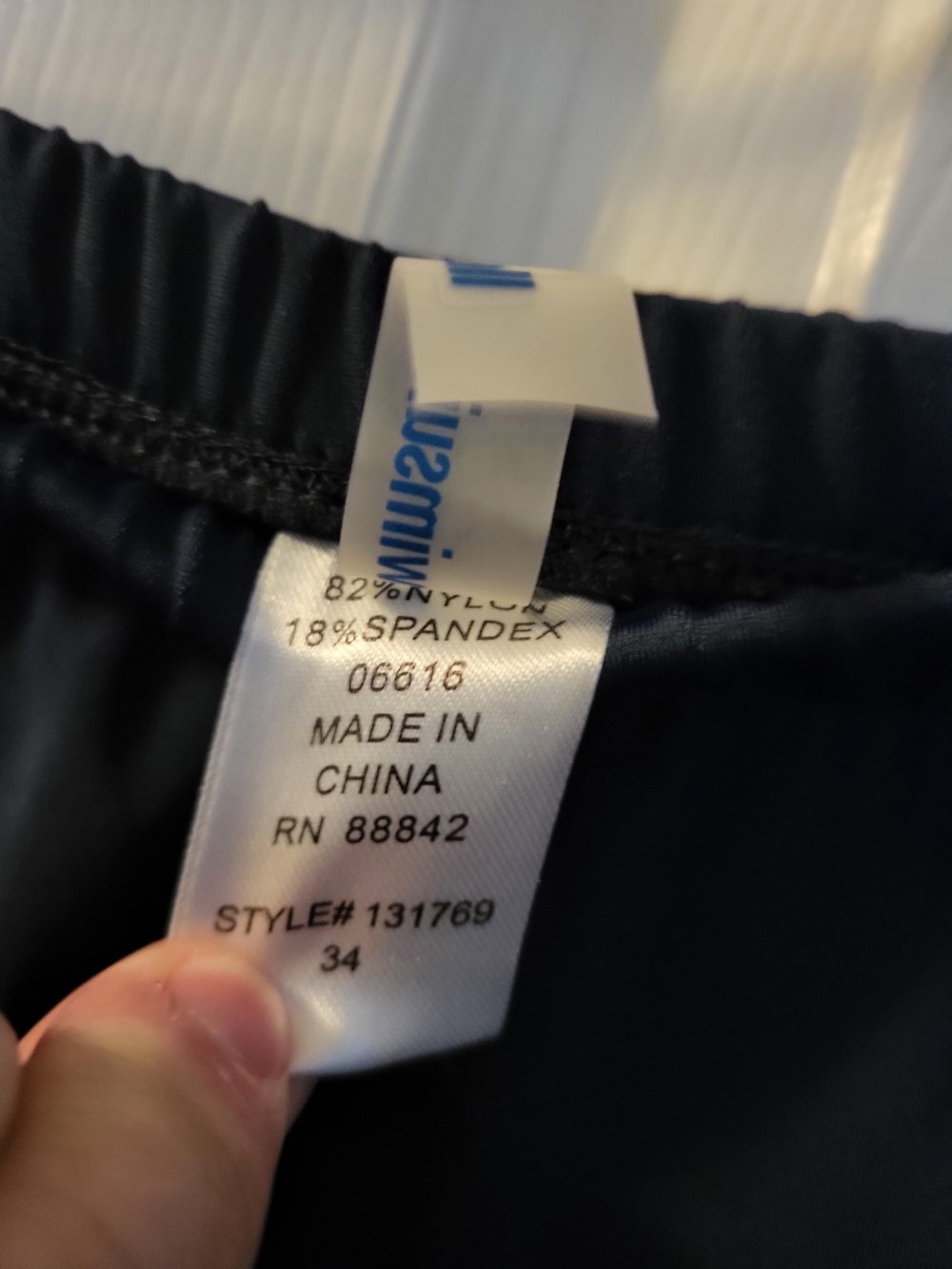 Women's ROAMANS Slightly Used Navy Blue Elastic Waist Swimskirt - Picture 4 of 6